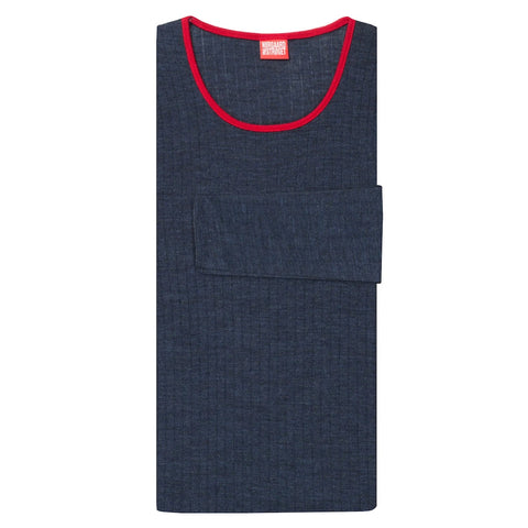 101 Wool Kontrast Marine/Red (Ekstra Længde)