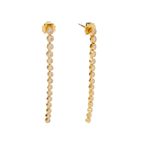 Ziva Long Ørering (Guld)