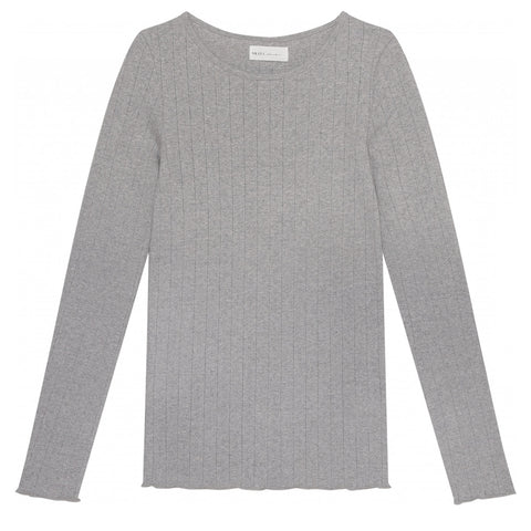 Studio - Edie Bluse (Grey Melange)