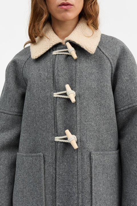 Bibi Duffle Coat (Grey Structure)