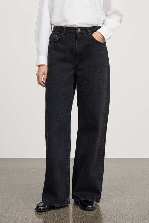 Skall Studio - Willow Wide Jeans (Vintage Black)