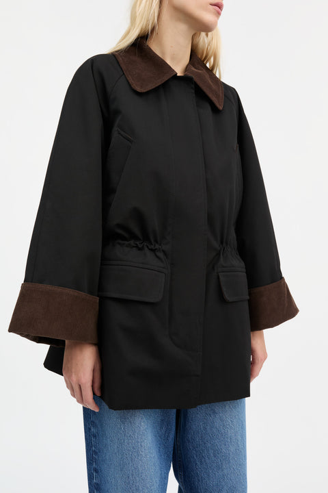 Gaby Jakke (Black/Brown)