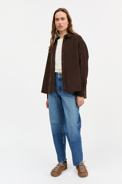 Millington Skjorte (Dark Brown)