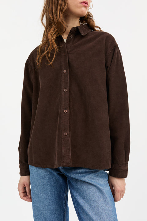 Millington Skjorte (Dark Brown)
