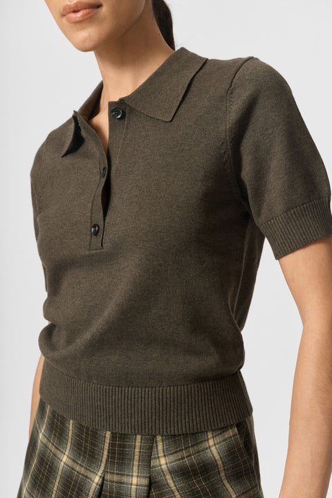 Violette Top (Army Melange)