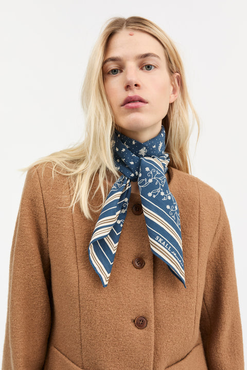 Classic Scarf 90x90 (Dark Navy)