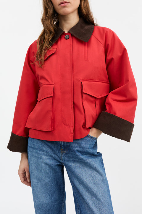 Gaby City Jakke (Aurora Red)