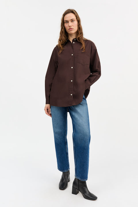Edgar Skjorte (Dark Brown)