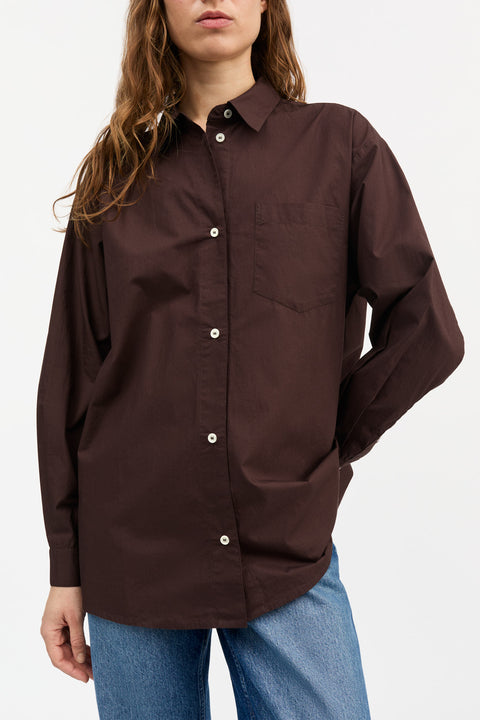 Edgar Skjorte (Dark Brown)