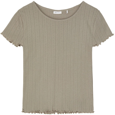 Edie Cap Sleeve Tee (Stone Moss)