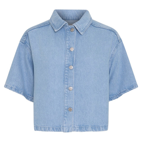 Saphina 2/4 Skjorte (Light Blue Wash)