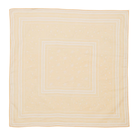 Classic Scarf 55x55 (Light Peach/White)