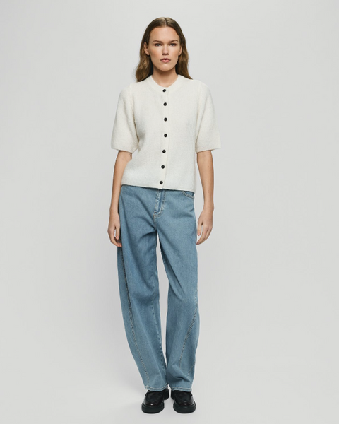 Jinie Hope 2/4 Cardigan (Egret)