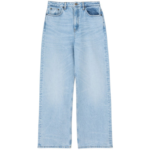 Willow Wide Jeans (Worn Light Blue)