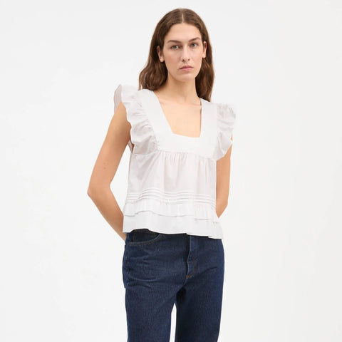Alice Top (Optic White)
