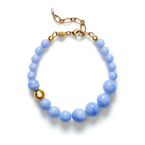Float Armbånd (Blue Lace Agate)