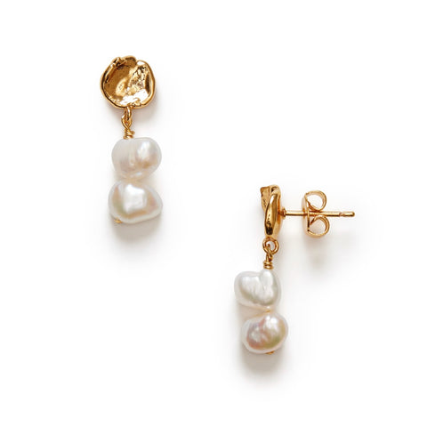 Anni Lu - Pearly Drop Earrings