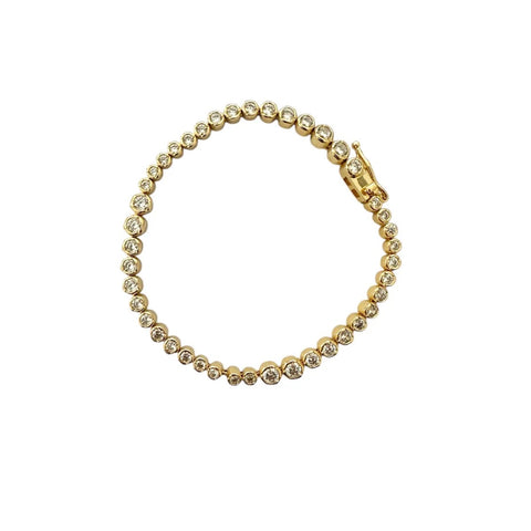 Elva Crystal Bracelet (Guld)