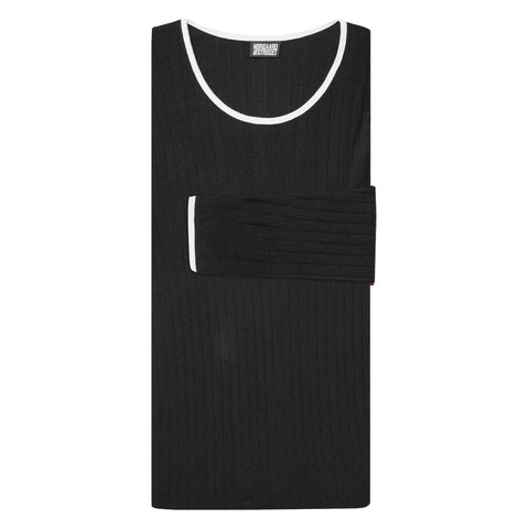 101 Kontrast Black/Ecru (Alm Længde)