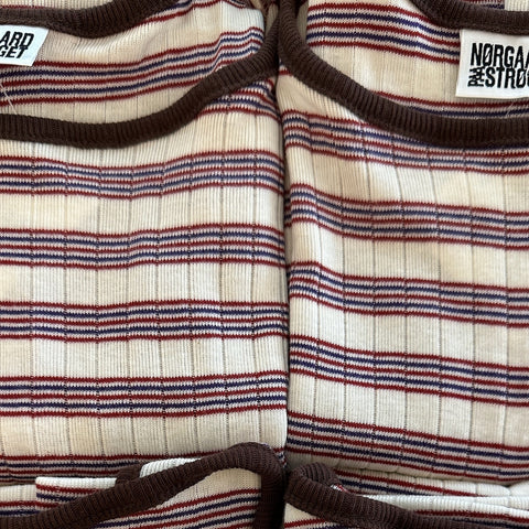 NPS Tank Top BW Stripe (Trico Brown)