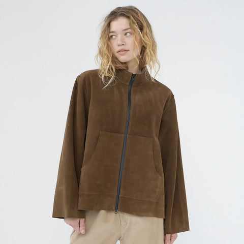 Suede Jakke (Brown)