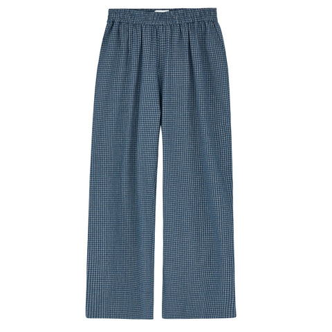 Jasmine Bukser (Blue/Cream Mini Check)