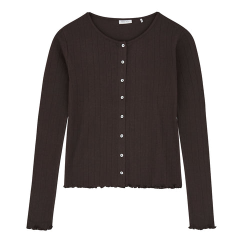 Edie Cardigan (Dark Brown)