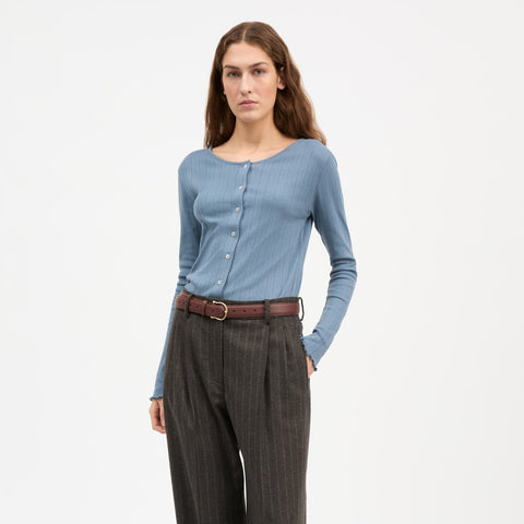 Edie Cardigan (Faded Blue)