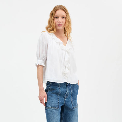 Clea Bluse (Optic White)