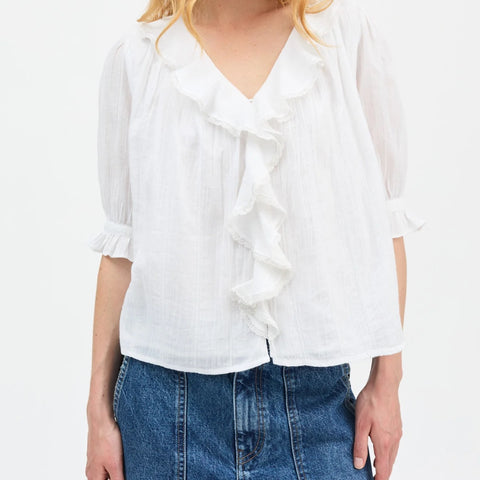 Clea Bluse (Optic White)