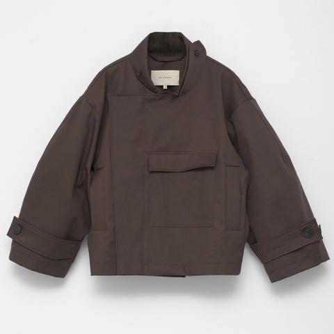 Water Resistant Trench Jacket (Dark Brown)