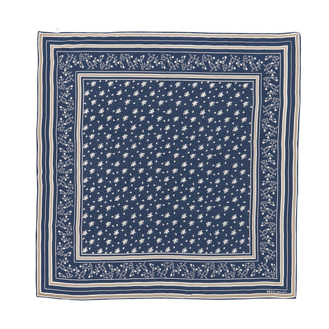 Classic Scarf 90x90 (Dark Navy)