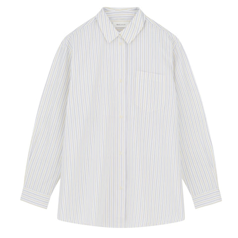 Edgar Skjorte (Yellow/Blue Stripe)
