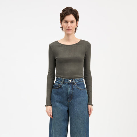Edie Bluse (Dark Green)