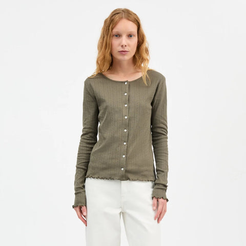 Edie Cardigan (Olive)