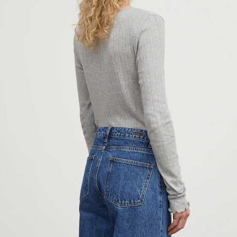 Edie Bluse (Grey Melange)