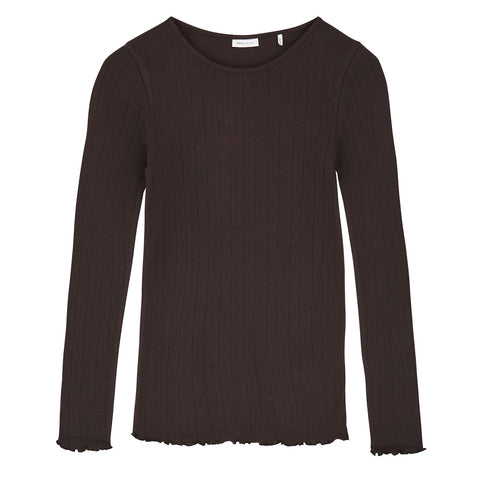 Edie Bluse (Dark Brown)