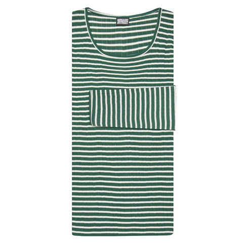 101 NPS Stripes Bottle Green/Ecru (Ekstra Længde)