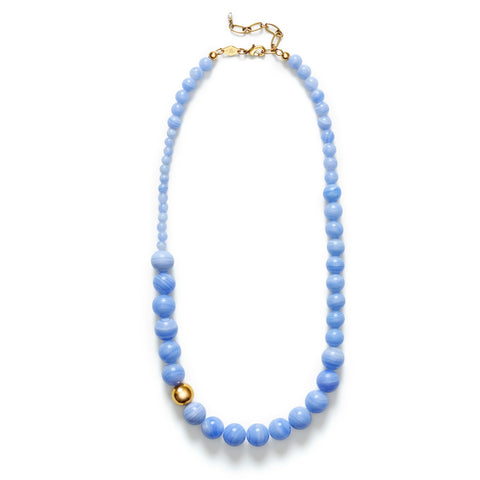 Float Halskæde (Blue Lace Agate)
