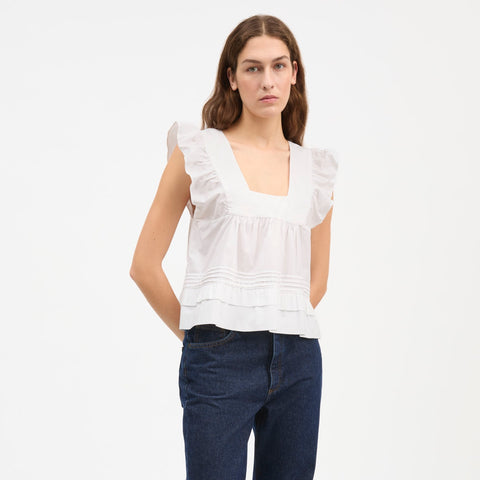 Alice Top (Optic White)