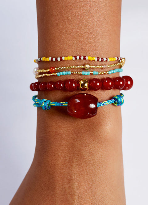 Float Armbånd (Red Jade)
