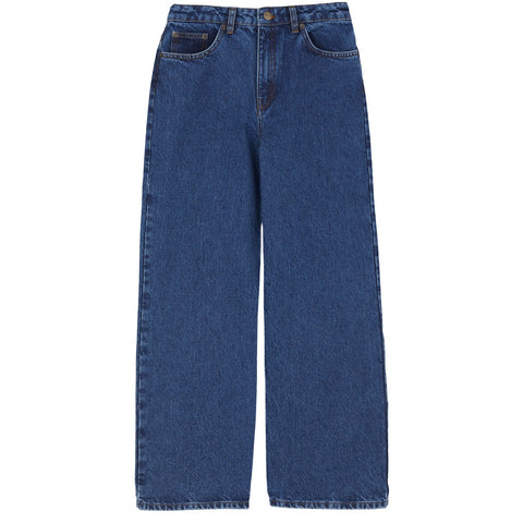 Skall Studio - Wide Leg Jeans (Mid Blue Wash)