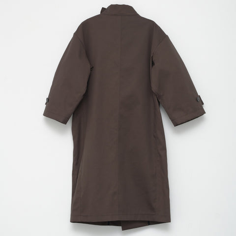 Water Resistant Trench Coat (Dark Brown)