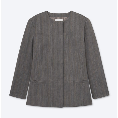 Arya Blazer (Charcoal Weave)
