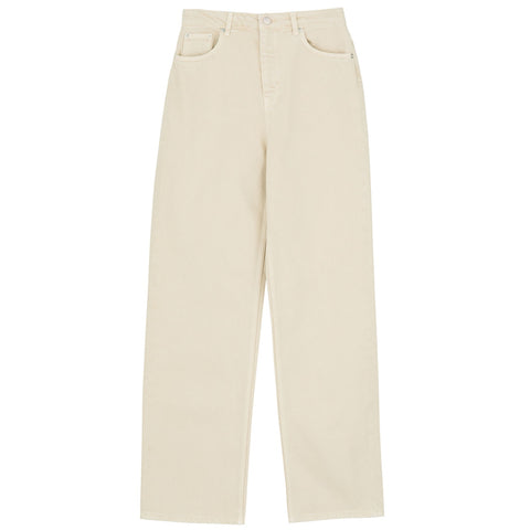 Maddy Straight Jeans (Beige)