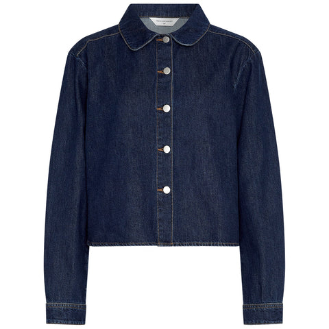 Adna Alena Skjorte (Dark Blue Wash)