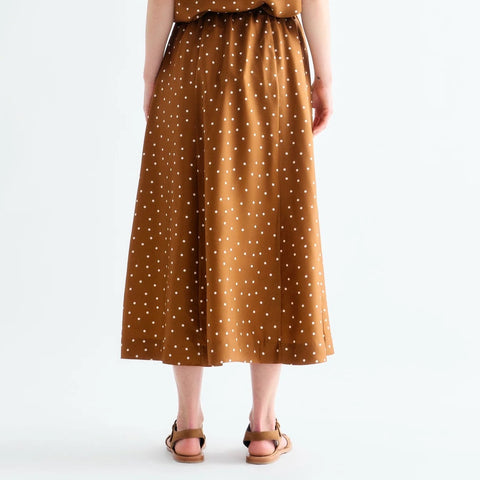 Sallie Nederdel (Dot Print Caramel)