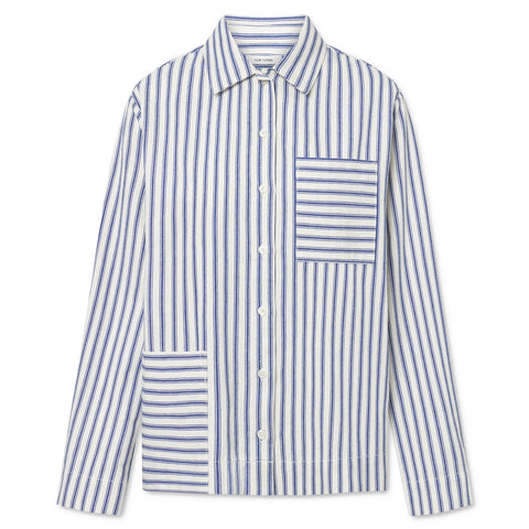 Clovis Skjorte (Navy Stripe)