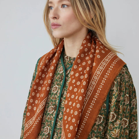 Wool Foulard no.676 (Toffee)