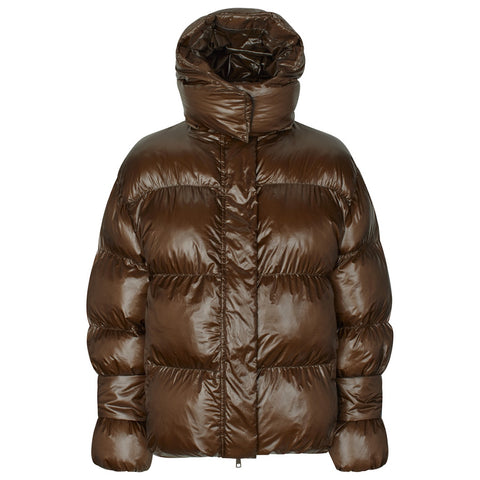 Active Hood Jakke (Dark Oak)